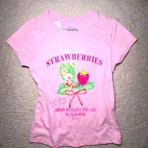 Pink Strawberry Shortcake Graphic Tee
